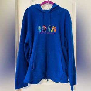 Flip flop sweatshirt